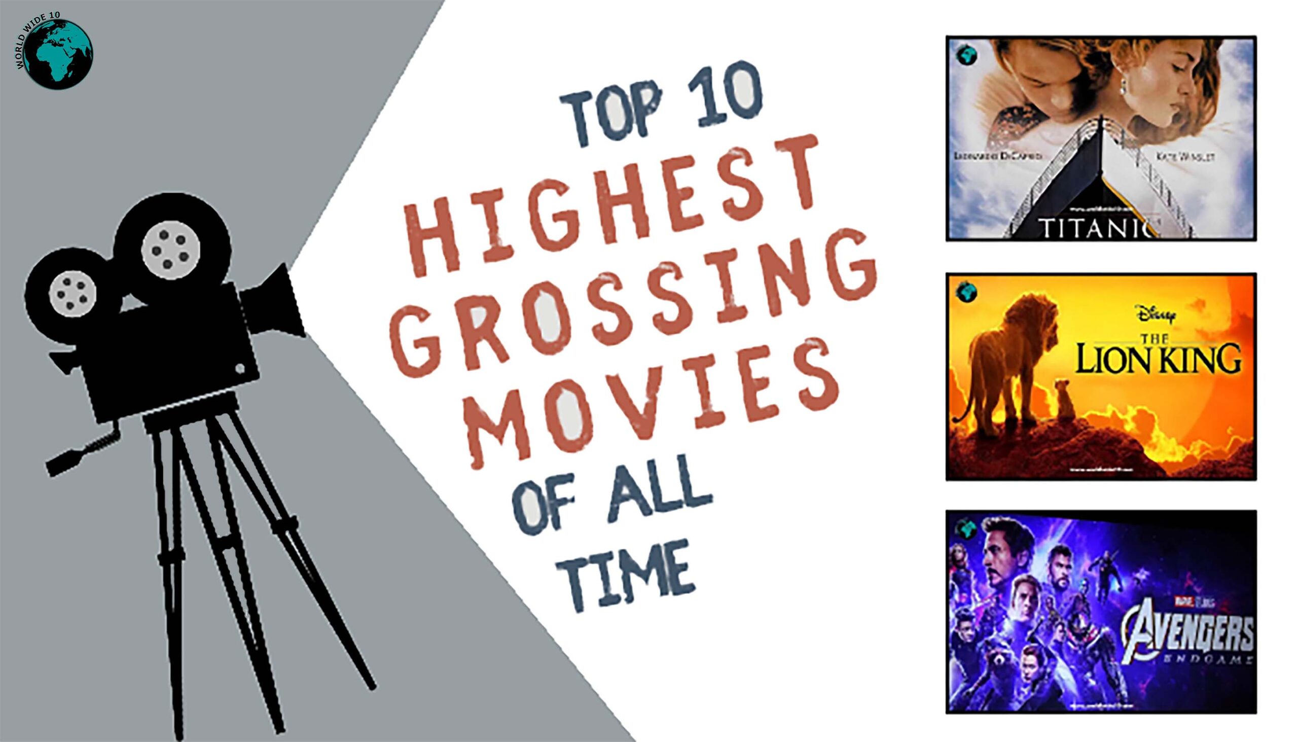 Top 10 Highest-Grossing Movies of All Times - WORLDWIDE10